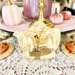 Vintage Lucite Spoon Rest